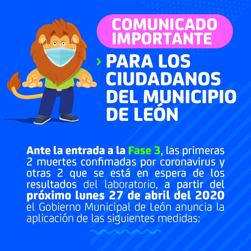 uso obligatorio cubrebocas en leon guanajuato