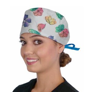 Gorro quirúrgico flowerpatter