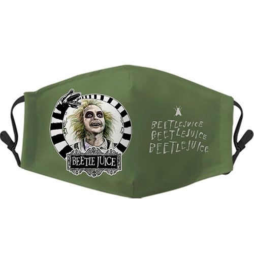 Cubreboca beetlejuice, beetlejuice, beetlejuice,