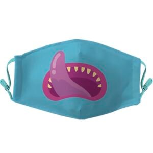 Cubreboca chuck moustro