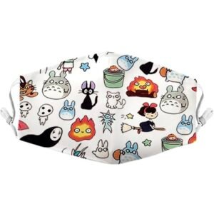 Cubreboca mundo totoro