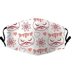 cubrebocas de tela lavable con filtro